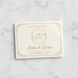 save the date wedding magnet