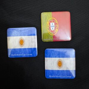 ⚽ FIFA World Cup Custom Flag Fridge Magnet – Support Your Team in Style! 🇦🇷🇧🇷🇫🇷🇩🇪🇪🇸